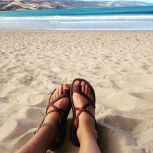 Load image into Gallery viewer, 'Byron' Leather Sandals
