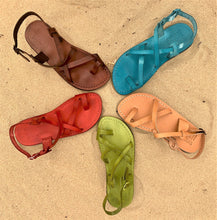 Load image into Gallery viewer, 'Byron' Leather Sandals