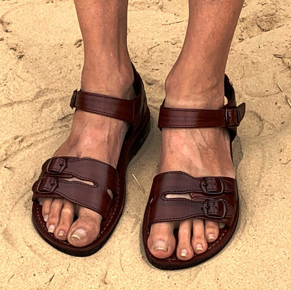Leather sandals deals womens australia