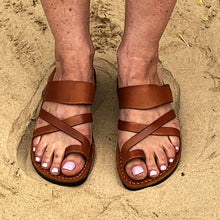 Load image into Gallery viewer, Soul Sandals Australia Ethical Hippy Leather Sandals - 'Maroubra'