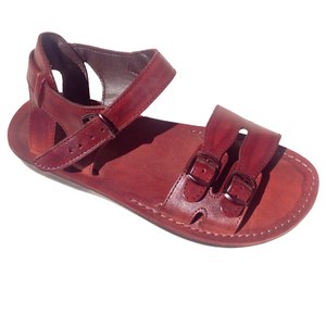 Soul Sandals Leather Sandals - Coolangatta in dark tan