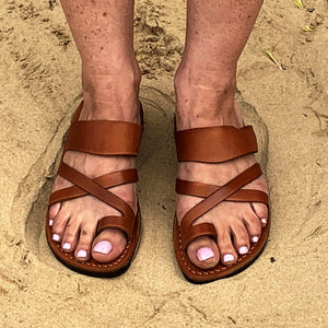 Soul Sandals Australia Ethical Hippy Leather Sandals - 'Maroubra'